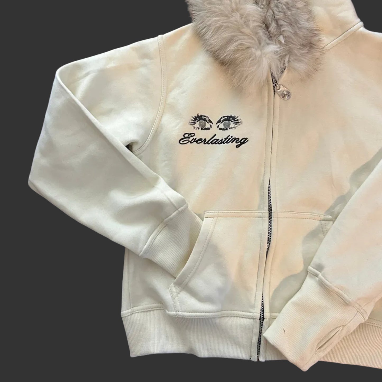 Cream “Everlasting” Zip-up